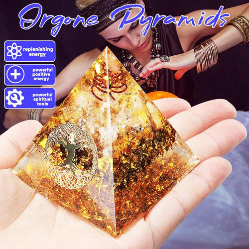 Orgonite Citrine Pyramid