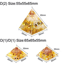 Load image into Gallery viewer, Orgonite Citrine Pyramid