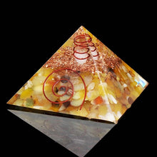 Load image into Gallery viewer, Orgonite Citrine Pyramid