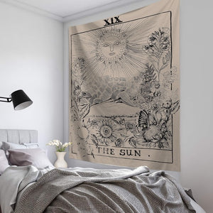 Tapestry Wall Hanging - Tarot Card Astrology Divination