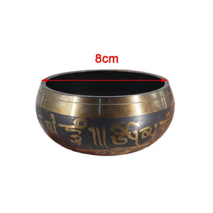 Tibetan Buddhism Hand Hammered Singing Bowl - Meditation Bell Yoga Spiritual Chakra Buddhist Healing