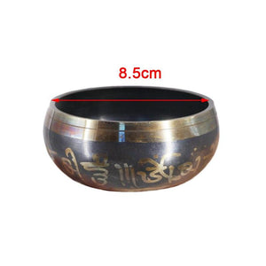 Tibetan Buddhism Hand Hammered Singing Bowl - Meditation Bell Yoga Spiritual Chakra Buddhist Healing