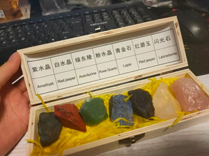 7Pcs Natural And Mineral Stones