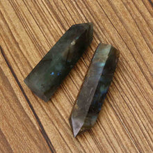 Load image into Gallery viewer, 2pcs/Bag Labradorite Natural Fluorite Dream Crystal Wand