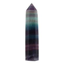 Load image into Gallery viewer, Single Pointed Colorful Fluorite Crystal