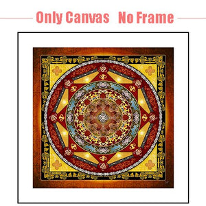 Tibetan Thangka Mandala Art Paintings Buddha Art Wall Pictures Home Decor Culture Spiritual Canvas Painting Religion Canvas Art