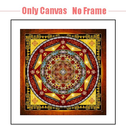 Tibetan Thangka Mandala Art Paintings Buddha Art Wall Pictures Home Decor Culture Spiritual Canvas Painting Religion Canvas Art