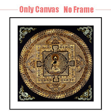 Load image into Gallery viewer, Tibetan Thangka Mandala Art Paintings Buddha Art Wall Pictures Home Decor Culture Spiritual Canvas Painting Religion Canvas Art