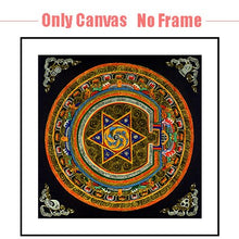 Load image into Gallery viewer, Tibetan Thangka Mandala Art Paintings Buddha Art Wall Pictures Home Decor Culture Spiritual Canvas Painting Religion Canvas Art