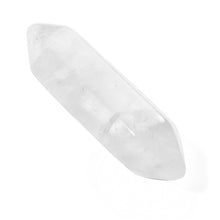 Load image into Gallery viewer, Sunligoo 1x Hot Double Terminated Natural Tumbled Hexagonal Column Healing Quartz Crystals Natural Stones Mini Gemstone 8*30mm