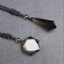 Load image into Gallery viewer, 100% Natural Smoky Quartz Crystal Point or Star of David Pendant