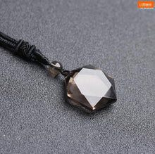 Load image into Gallery viewer, 100% Natural Smoky Quartz Crystal Point or Star of David Pendant