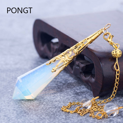 Natural Opalite Pendulum - 3 Styles