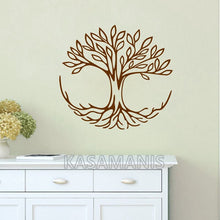 Load image into Gallery viewer, Tree Of Life Wall Art Decals Symbol Of Connection Spiritual Yoga Vinyl Wall Sticker Home Living Room Wall Mural Art Decoration