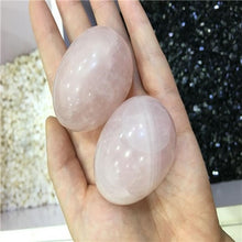 Load image into Gallery viewer, Choice of 14 Styles: 100% Natural Quartz Crystal Egg