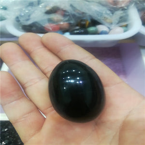 Choice of 14 Styles: 100% Natural Quartz Crystal Egg