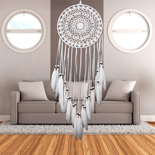 White Feather Dream Catcher