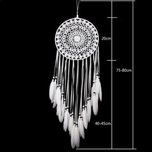 Load image into Gallery viewer, White Feather Dream Catcher