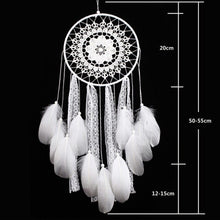 Load image into Gallery viewer, White Feather Dream Catcher