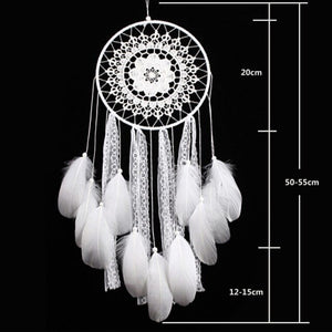 White Feather Dream Catcher