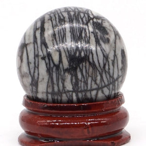 30mm Natural Stone Sphere - 36 Styles