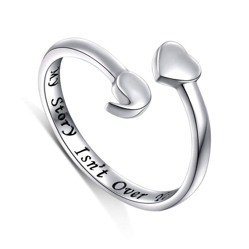 Semicolon Ring 925 Sterling Silver My Story Isn't Over Yet