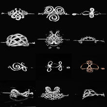 Load image into Gallery viewer, Norse Viking Hair Sticks Runes Dragon Hairpin Knot Amulet Haeds Hair Clips Stick Slide Accessories For Wedding Jewelry